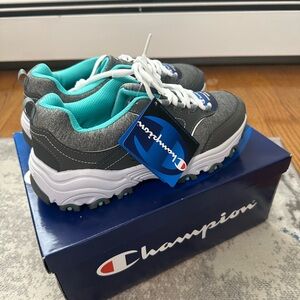 Champion Women's Margaret Grey Jersey Sneaker NIB RARE